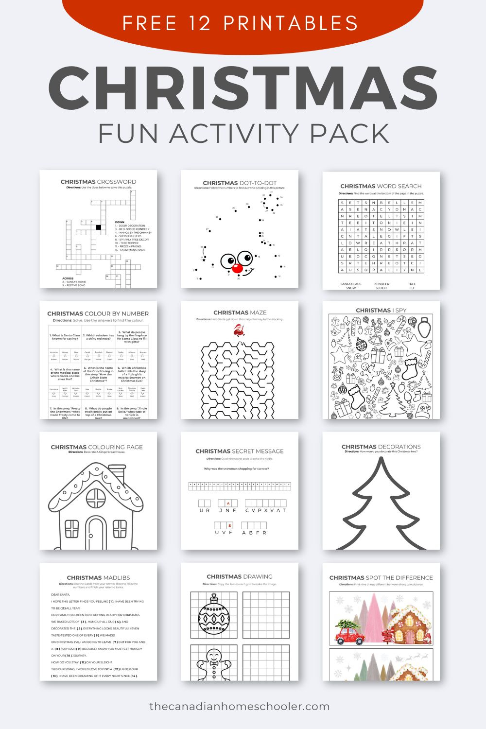 a fun free printable christmas activity pack for kids regarding spot for some christmas decorations crossword clue A Fun (& Free) Printable Christmas Activity Pack For Kids regarding Spot For Some Christmas Decorations Crossword Clue