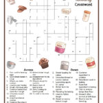 Baking Crossword Puzzle With Christmas Baked Goods Crossword Clue