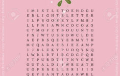 Beautiful Christmas Word Search Puzzle. Crossword Game About throughout Post Christmas Event Crossword Clue