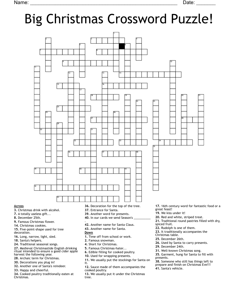big christmas crossword puzzle wordmint for large print christmas crossword puzzle Big Christmas Crossword Puzzle! - Wordmint for Large Print Christmas Crossword Puzzle