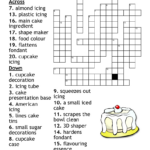 Cake Decorating Crossword   Wordmint With Regard To Christmas Cake Crossword Clue