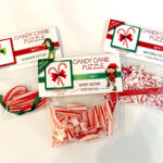 Candy Cane Puzzle   Etsy Canada Regarding Some Gag Christmas Gifts Crossword Clue