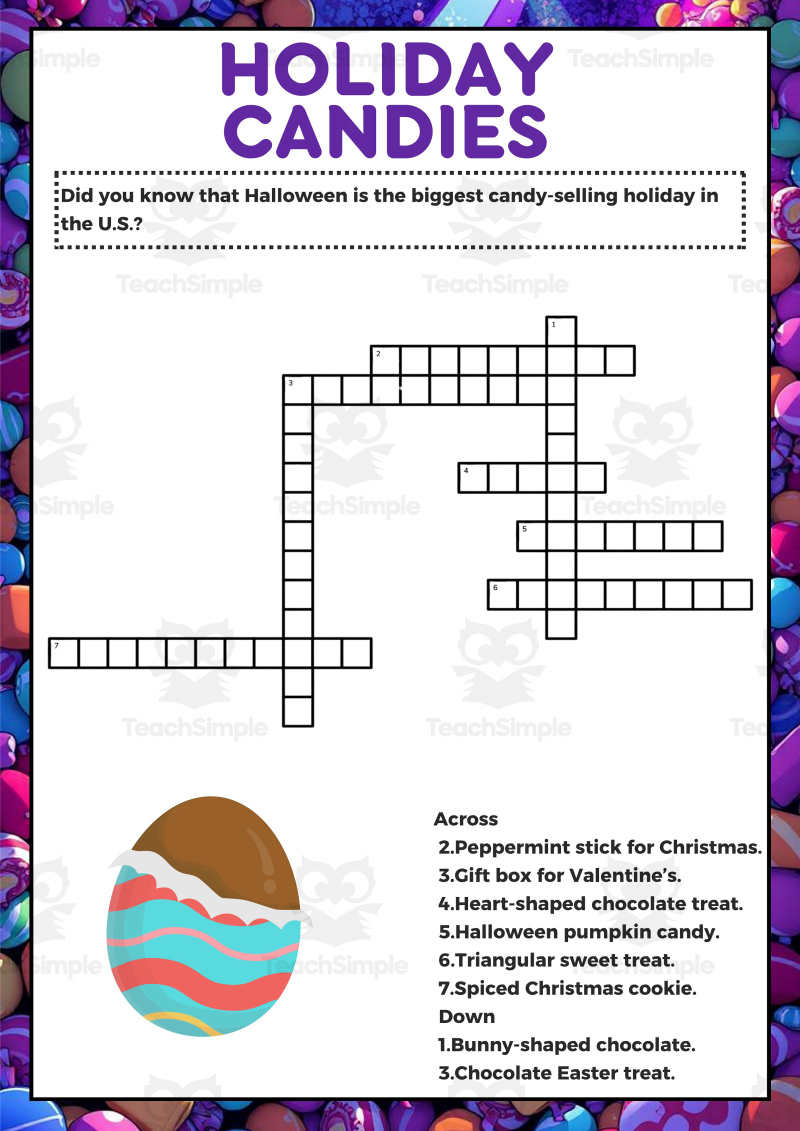 candy crosswords pdfteach simple in christmas candy shape crossword Candy Crosswords (Pdf)Teach Simple in Christmas Candy Shape Crossword