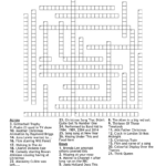 Christmas And New Year Crossword   Wordmint Regarding Christmas Crossword Puzzle With Word Bank