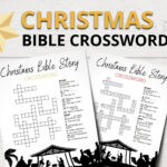 Christmas Bible Crossword For Kids | Christmas Story Lesson Within Bible Christmas Crossword Puzzle