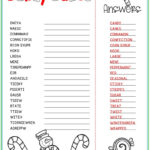Christmas Candy Canes Word Scramble   Puzzlesandplans Regarding Bit Of Christmas Candy Crossword