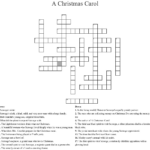 Christmas Carol Crossword Clue 4 Letters Regarding Christmas Carol Whose Titular Flower Symbolizes Mary Crossword Clue