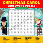 Christmas Carol Crossword Puzzles With Answer Keys   Riddles Now In Christmas Carol Crossword Answer Key