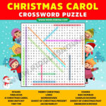 Christmas Carol Crossword Puzzles With Answer Keys   Riddles Now With Regard To Christmas Carol Crossword Who Should Come Answer