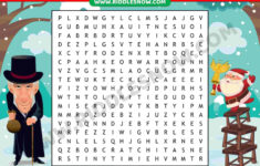 Christmas Carol Crossword Puzzles With Answer Keys - Riddles Now with regard to Christmas Carol Start Crossword