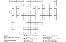 Christmas Carol Crossword – Wordmint throughout Christmas Carol Crossword Clue