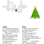 Christmas Characters Crossword   Wordmint Pertaining To Common Christmas Tree Decoration Crossword
