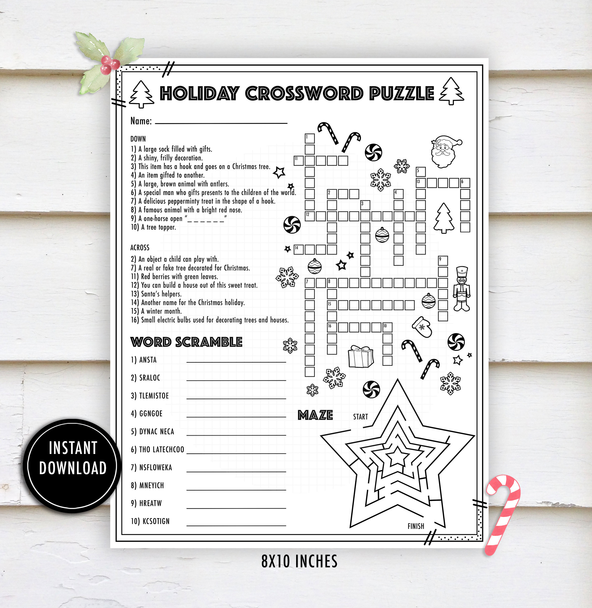 christmas crossword activity puzzle christmas worksheets winter regarding christmas holiday crossword puzzle Christmas Crossword Activity Puzzle- "Christmas Worksheets" Winter regarding Christmas Holiday Crossword Puzzle