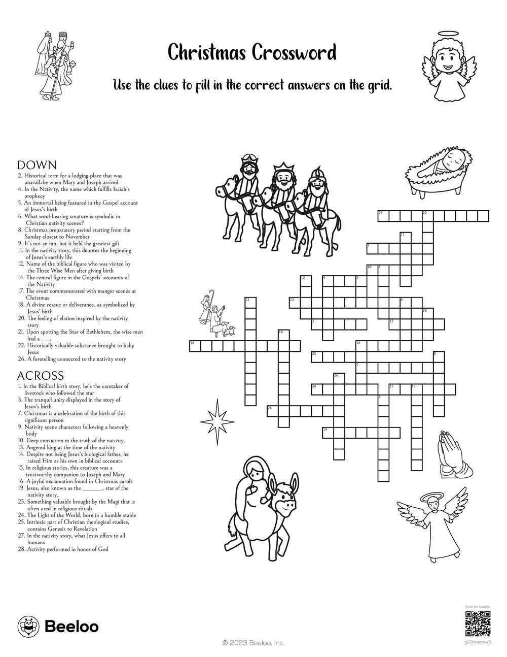 christmas crossword beeloo printable crafts and activities for kids with regard to after christmas event crossword clue Christmas Crossword • Beeloo Printable Crafts And Activities For Kids with regard to After Christmas Event Crossword Clue
