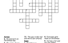 Christmas Crossword Clue - Wordmint regarding A Christmas Blank Crossword Clue