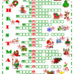 Christmas Crossword Crossword: English Esl Worksheets Pdf & Doc Regarding Christmas Crossword Worksheets