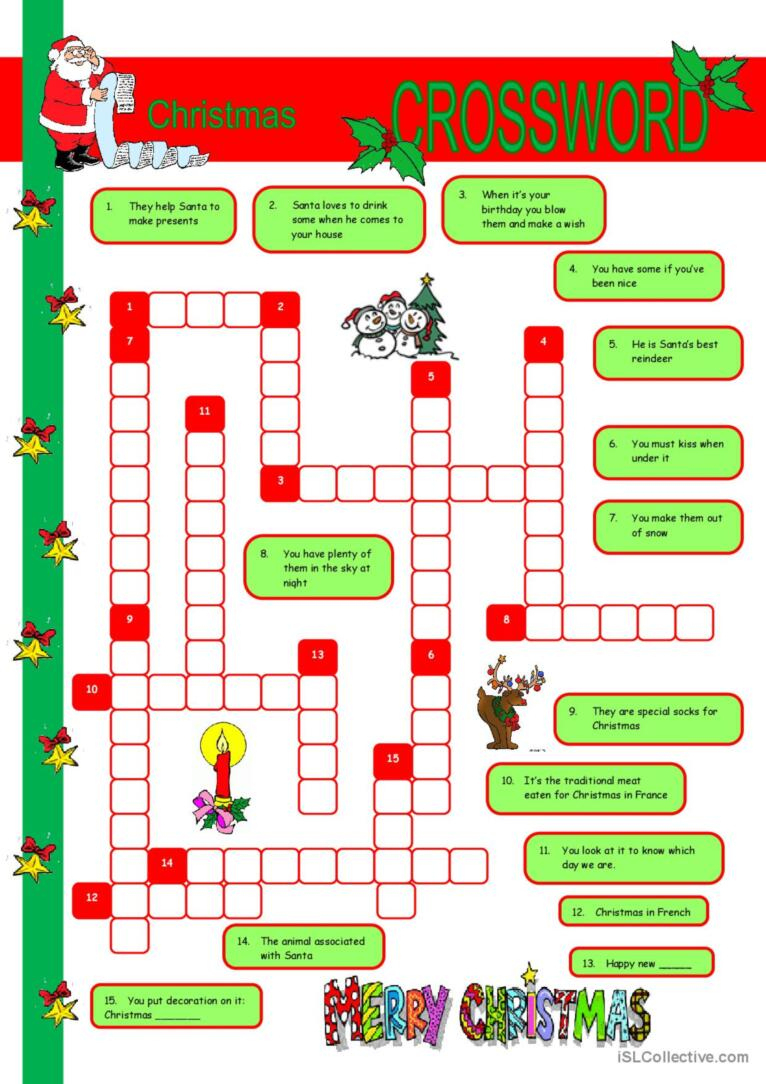 christmas crossword crossword english esl worksheets pdf doc regarding christmas in france crossword Christmas Crossword Crossword: English Esl Worksheets Pdf & Doc regarding Christmas In France Crossword