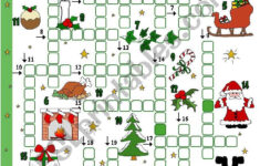 Christmas Crossword – Esl Worksheettecus regarding Christmas Crossword Puzzle Key