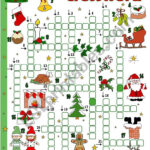 Christmas Crossword   Esl Worksheettecus Within Christmas Crosswords For Adults With Answers