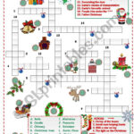 Christmas Crossword For Beginners   Esl Worksheetfirstime Regarding Spot For Christmas Decorations Crossword