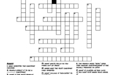 Christmas Crossword (Hard) - Wordmint regarding Hard Christmas Crossword Printable
