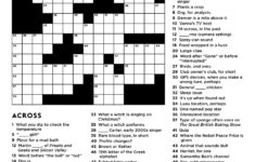 Christmas Crossword Puzzle 2019 - Karen Kavett with regard to Hard Christmas Crossword Printable