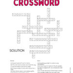 Christmas Crossword Puzzle   Cute & Free Printable | Saturdaygift Intended For Easter Or Christmas Crossword Clue