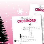 Christmas Crossword Puzzle   Cute & Free Printable | Saturdaygift With Regard To Christmas Rose Crossword Clue