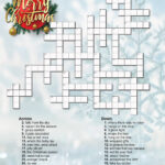 Christmas Crossword Puzzle   Etsy Australia Within Crossword Puzzle For Christmas