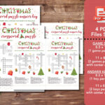 Christmas Crossword Puzzle Game Printable For Kids And Adults Throughout It Might Get Decorated At Christmas Crossword