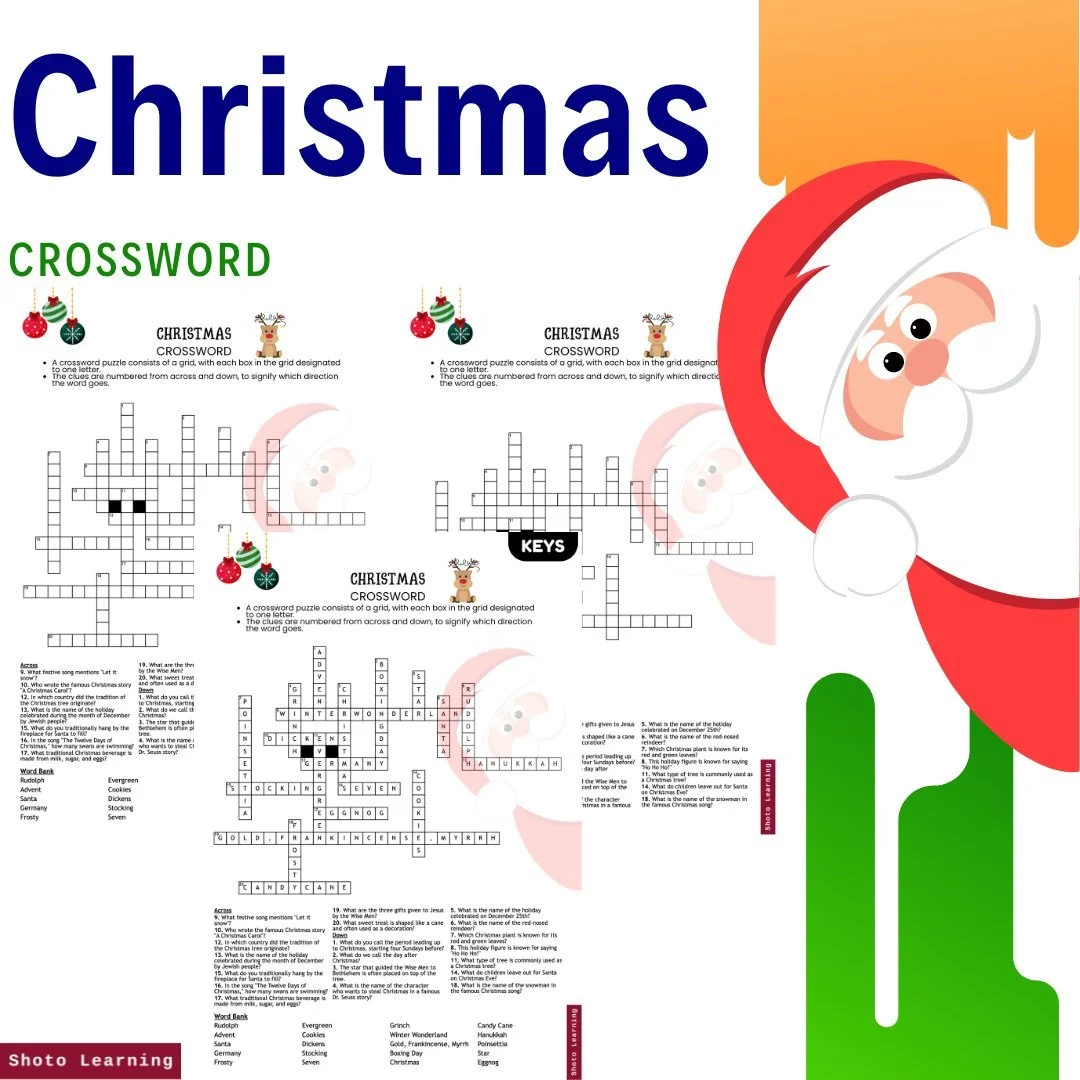 christmas crossword puzzle pack fun engaging holiday activity within common christmas gifts crossword clue 4 letters Christmas Crossword Puzzle Pack – Fun & Engaging Holiday Activity within Common Christmas Gifts Crossword Clue 4 Letters