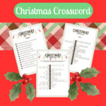 Christmas Crossword Puzzle, Party Games   Etsy Within Christmas Entertainment Crossword Clue