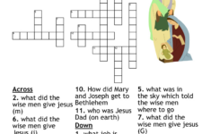 Christmas Crossword Puzzle – Wordmint within Christmas Bible Crossword Puzzle To Print