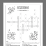 Christmas Crossword Puzzles | Free Pdf Printables With Source Of Some Halloween And Christmas Traditions Crossword