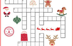 Christmas Crossword Puzzles Online pertaining to Christmas Crossword Puzzle For Adults Online