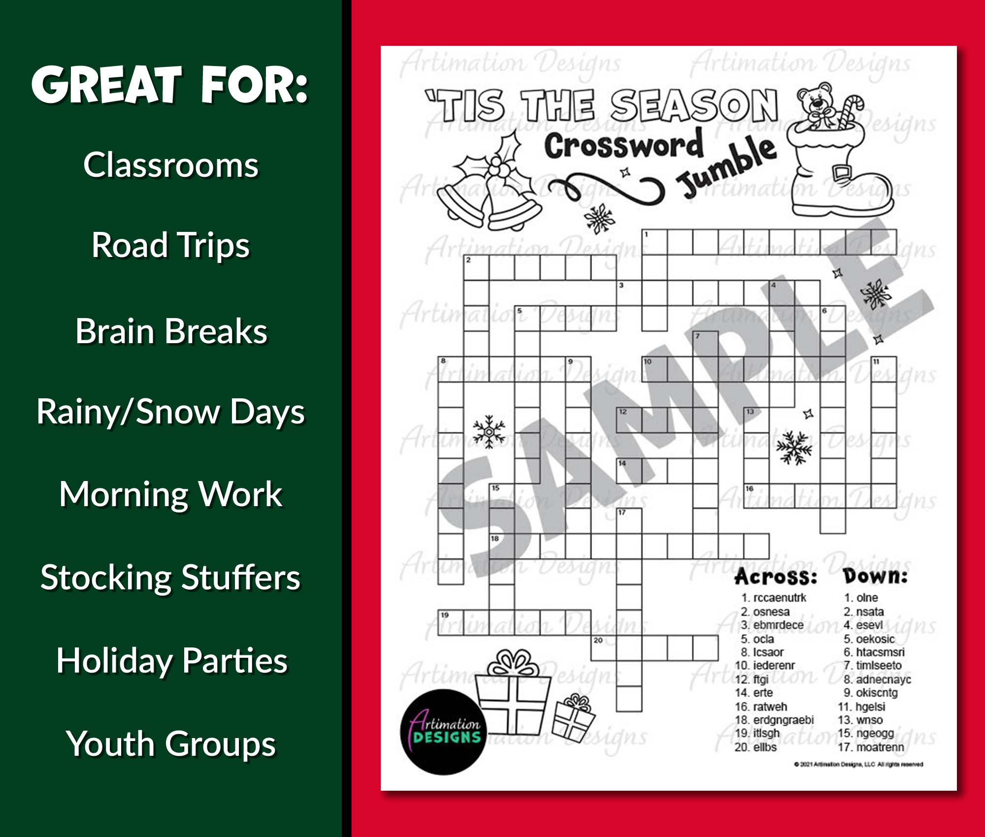 christmas crossword word puzzle word scramble word game regarding christmas stocking stuffer crossword Christmas Crossword Word Puzzle | Word Scramble | Word Game regarding Christmas Stocking Stuffer Crossword