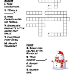 Christmas Crossword   Wordmint Inside Christmas Play Crossword Clue