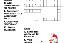 Christmas Crossword – Wordmint inside Christmas Play Crossword Clue