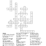 Christmas Crossword   Wordmint Inside Christmas Visitor Crossword Clue