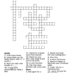 Christmas Crossword   Wordmint Pertaining To Christmas Bird Crossword Clue