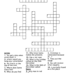 Christmas Crossword   Wordmint Regarding Kiss Under This Christmas Decoration Crossword Clue