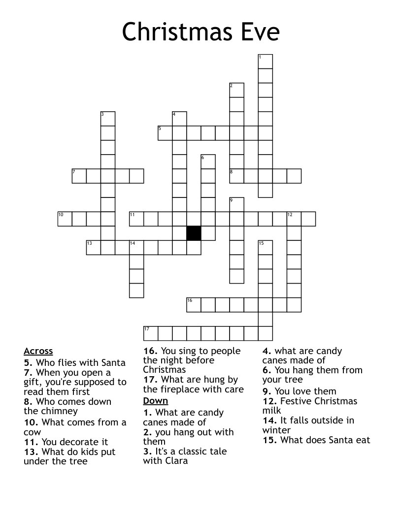 christmas eve crossword wordmint intended for it falls on the eve of christmas eve crossword clue Christmas Eve Crossword - Wordmint intended for It Falls On The Eve Of Christmas Eve Crossword Clue