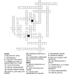 Christmas Festivities Crossword   Wordmint With Regard To After Christmas Event Crossword