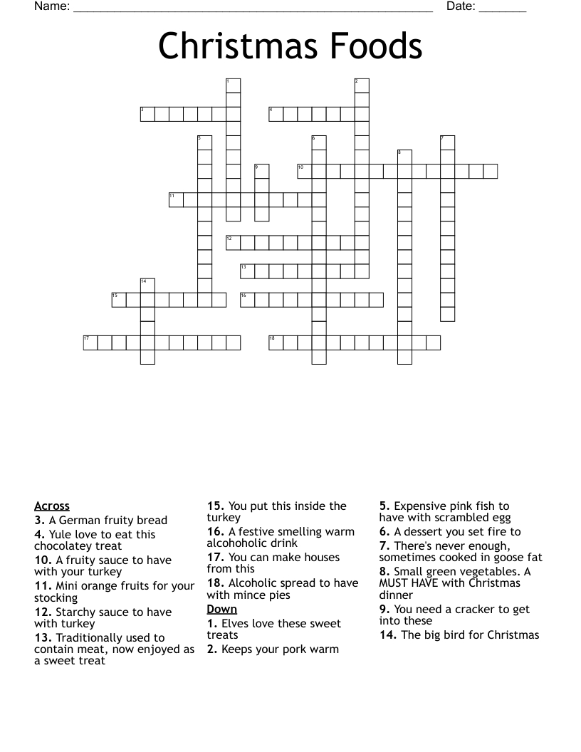 christmas foods crossword wordmint for yule christmas dessert crossword clue Christmas Foods Crossword - Wordmint for Yule Christmas Dessert Crossword Clue