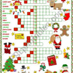 Christmas Fun   Crossword   Esl Worksheetmada 1 With Fun Christmas Crossword Puzzle