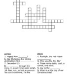 Christmas Fun! Crossword   Wordmint With Christmas Fun Crossword Puzzle
