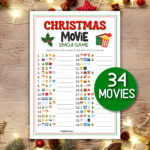Christmas Games Movies   Etsy Uk For Props In Some Christmas Movies Crossword Clue
