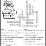 Christmas Joy Crossword Puzzle To Print   Puzzlesandplans Inside Christmas Crosswords For Adults With Answers