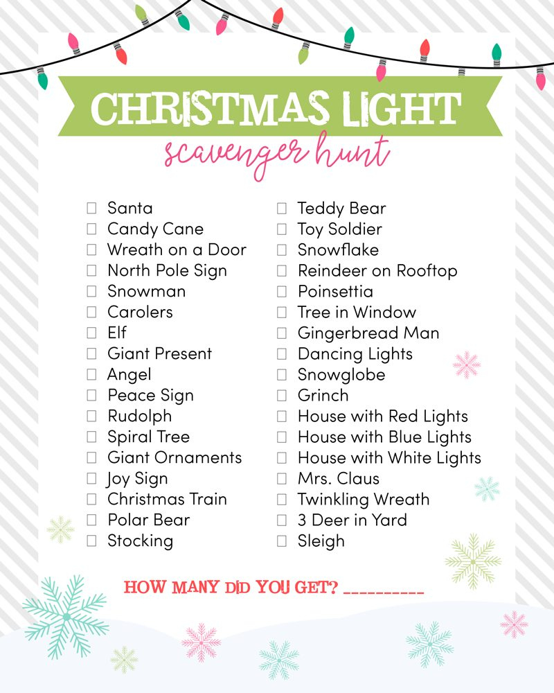 christmas light scavenger hunt within bulbs in many christmas lights crossword Christmas Light Scavenger Hunt within Bulbs in Many Christmas Lights Crossword