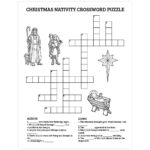Christmas Nativity Crossword Puzzle   Printable For Religious Christmas Crossword Puzzle To Print